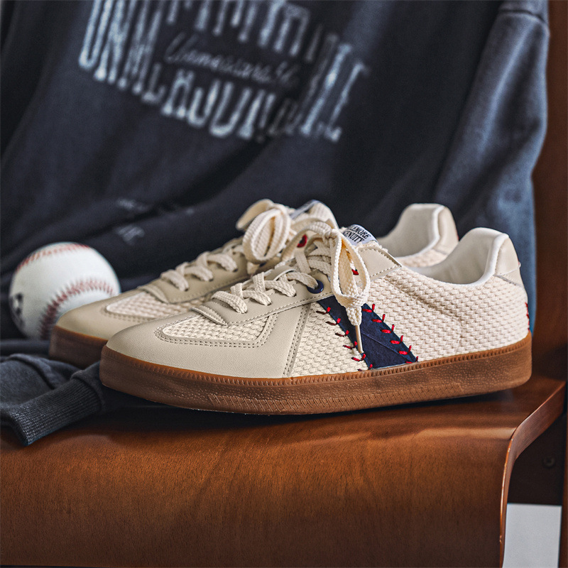Northern Xinjiang Wolf Men's Shoes Baseball Training Shoes Men's Retro White Forrest Gump sneaker Casual Board Shoes Spring Tide Joker Small