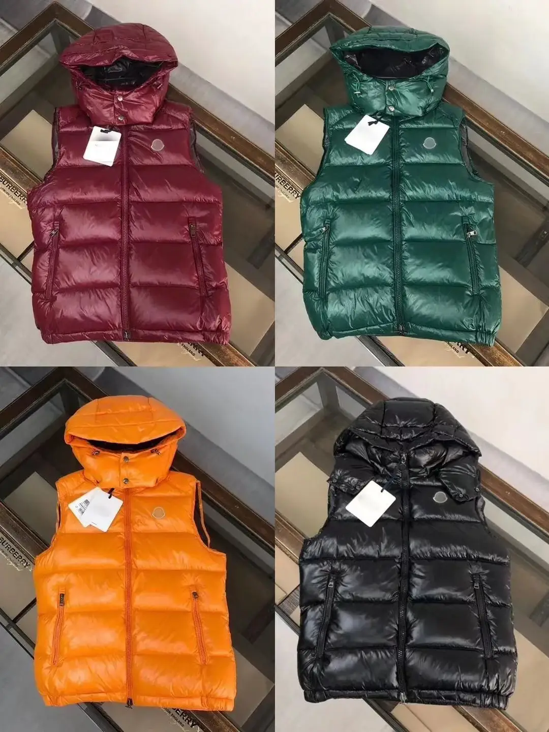 M Men's Down Vest Detachable Hat