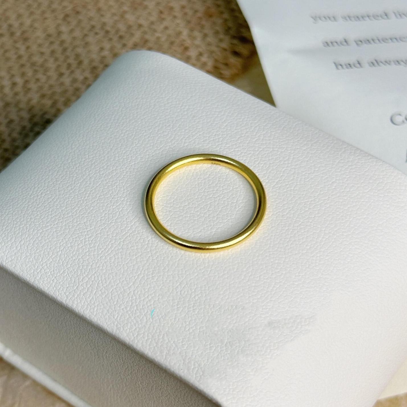 Gold Color Ring Couple's Ring Ring Jewelry Ring for Women's Niche Design Sha Jin Su Ring Ring Ancient Style Light Luxury