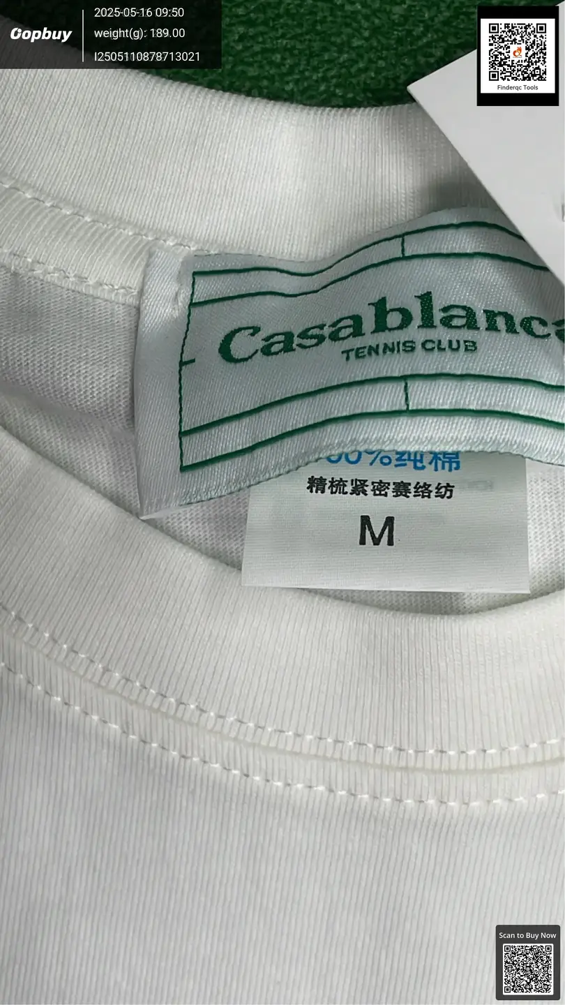 Casablanca Tennis Club T-Shirt White