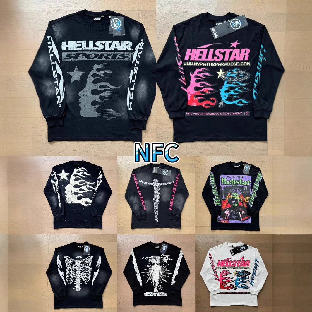 Cotton long sleeve T-shirt