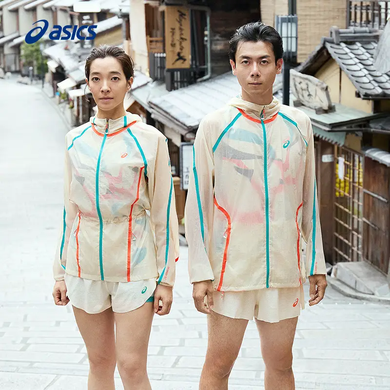 Asics Asics New Arrival Men's Breathable Sport Jacket Outwear Men's Zipper Hooded Sports Outwear