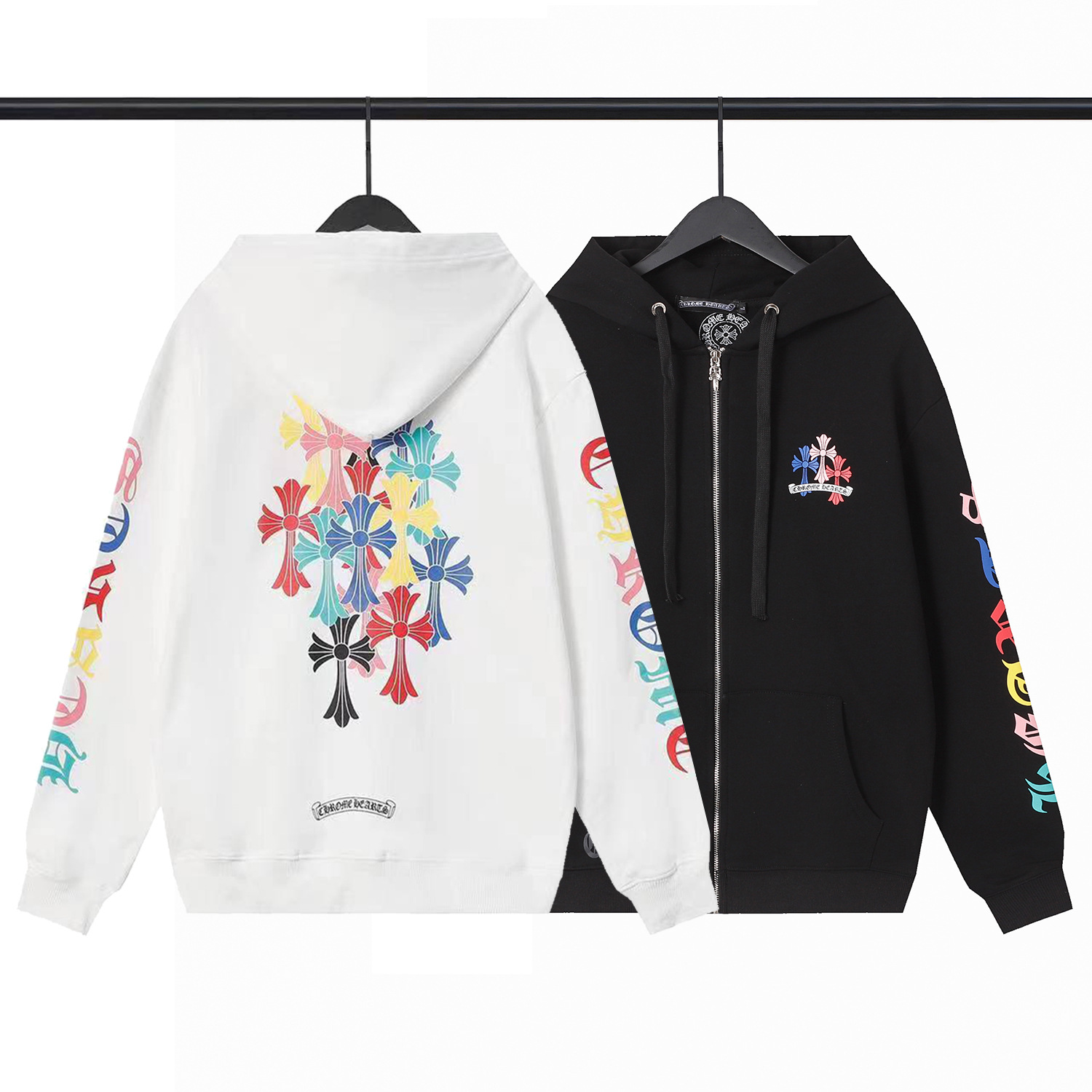 25 New Chrom Sweatshirt Cross Horseshoe Hooded Sweatshirt Guangzhou Factory Wholesale