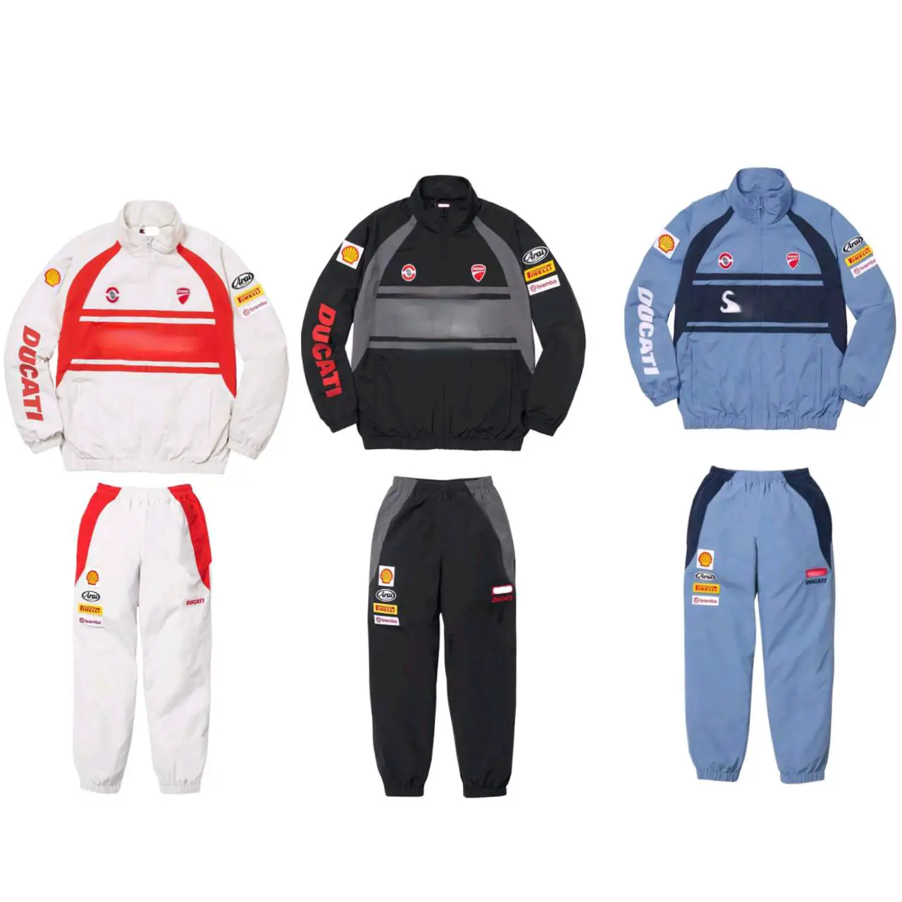 Spot 24Ss Track Jacket-Pant Joint Windproof and Waterproof Sports Jacket Set