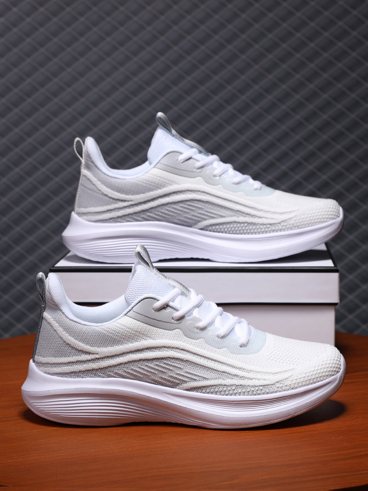Brand Women's Shoes, Sports Shoes, Women's 2025 New Running Shoes, Shock-Absorbing Shoes, Soft-Soled Mesh Casual Shoes, Breathable Running Shoes