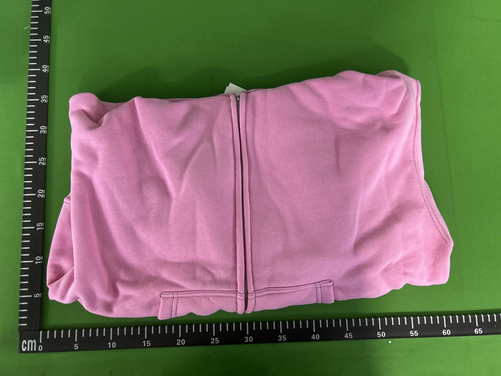 Pink zip-up hoodie