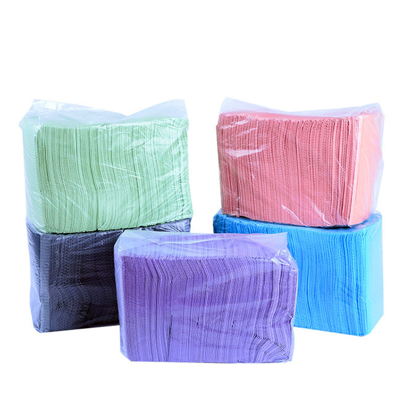 Disposable tattoo cleaning pad 7 color optional composite film tattoo tablecloth 125 pieces/package dental pad