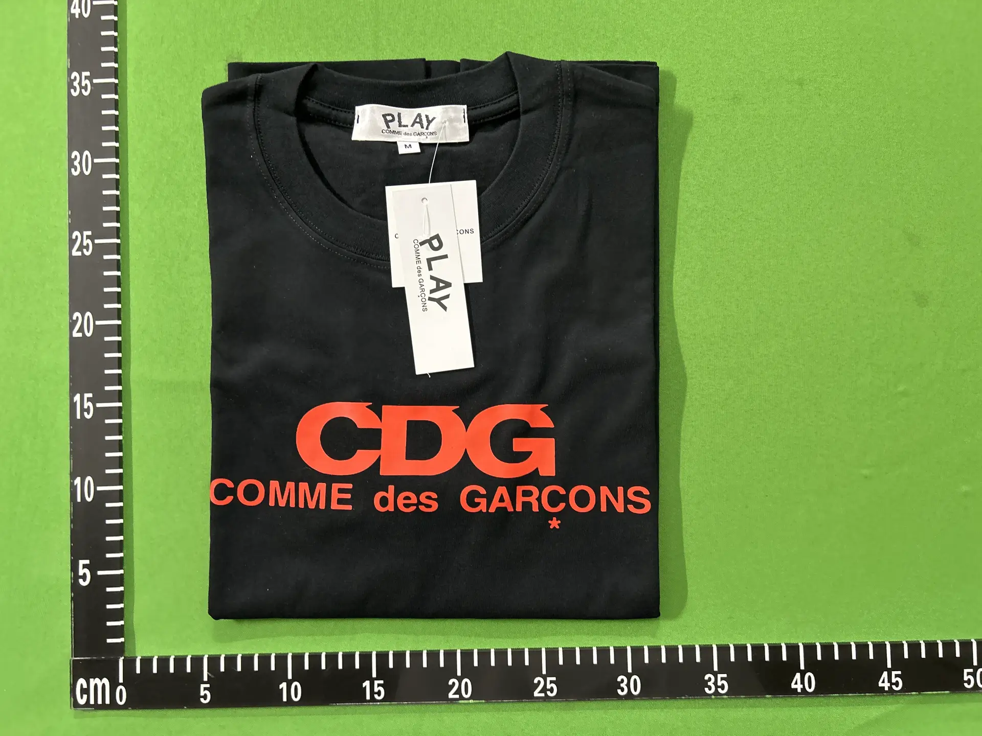 Japanese fashion brand PLAY fashion simple classic sports car letter LOGO cotton men's and women's round neck short sleeve top