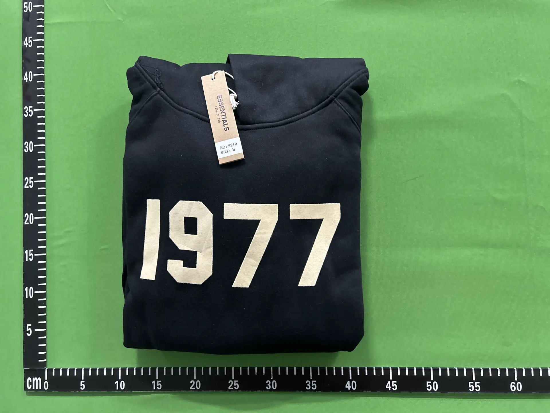Essentials 1977 Black Hoodie