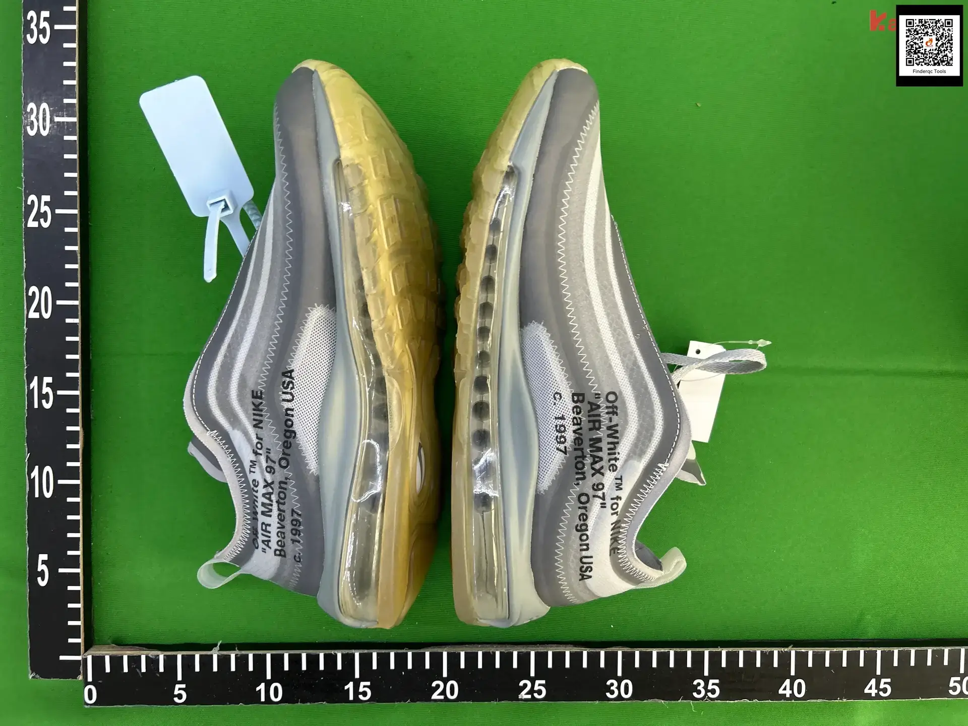 Pure Original Owf Export Max97 Bullet Ow Joint Model Small Hook Bullet Retro Full Palm Air Cushion Casual Sports Shoes