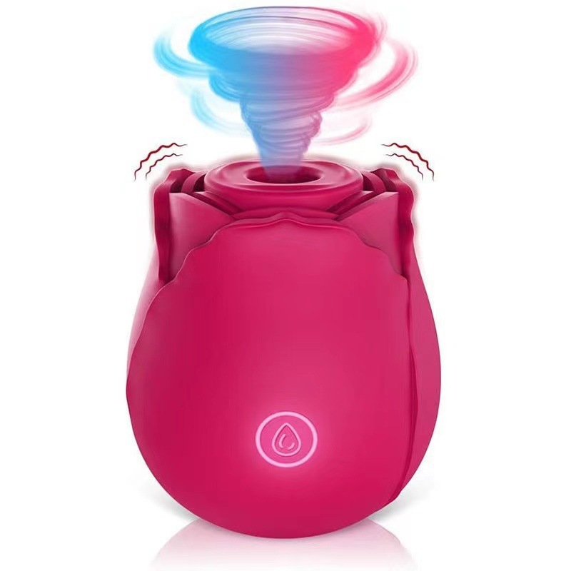 Factory Special Price Rose Sucking Vibrator Female Tongue Licking Flirting Vibrator Masturbation Device Adult Sex Toy Av