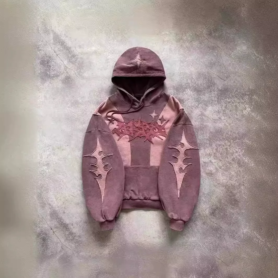 American fashion brand street Y2K collage hoodie new trend unisex loose hooded sweatshirt pullover