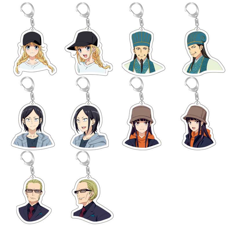 Party coffee Kong Ming keychain langke Zhuge Kong Ming Yue meet Yingzi KABE Tairen Xiaolin acrylic pendant