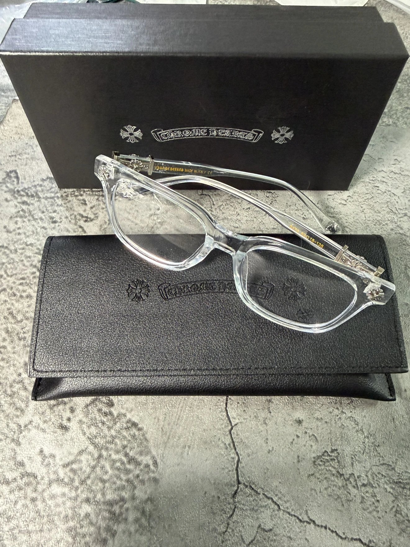 克罗心 ~高品质盒子包装 男女同款眼镜👓配眼镜收纳盒眼镜布 平镜框架眼镜 ins 明星同款 美式潮流欧美风 男款女款男士眼镜女士眼镜 潮牌 潮流眼镜 网红同款