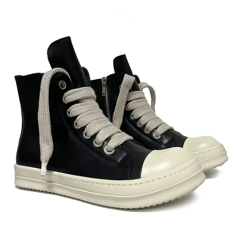 High-top leather shoes 152-58401