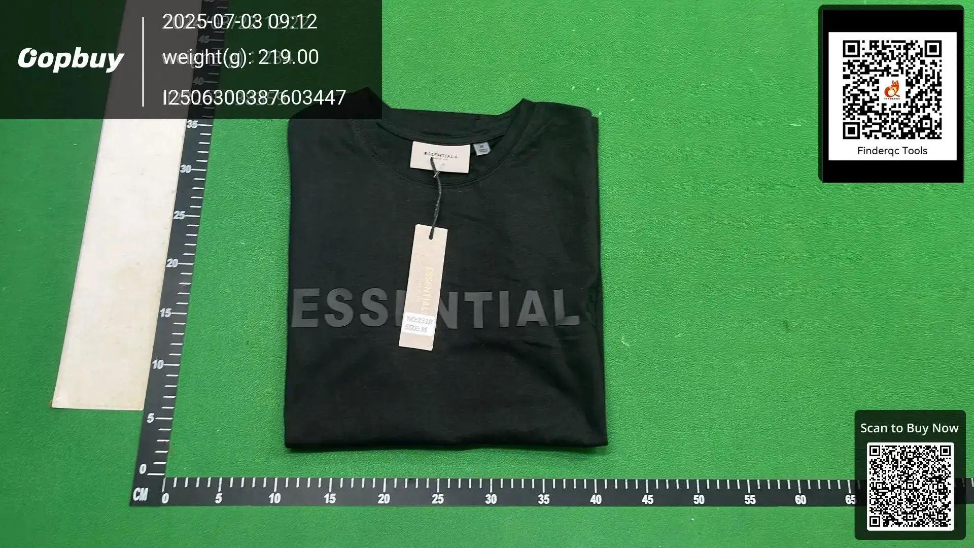 FOG summer new FEAR OF GOD ESSENTIALS double line chest letter high street short sleeve T-shirt men's flow