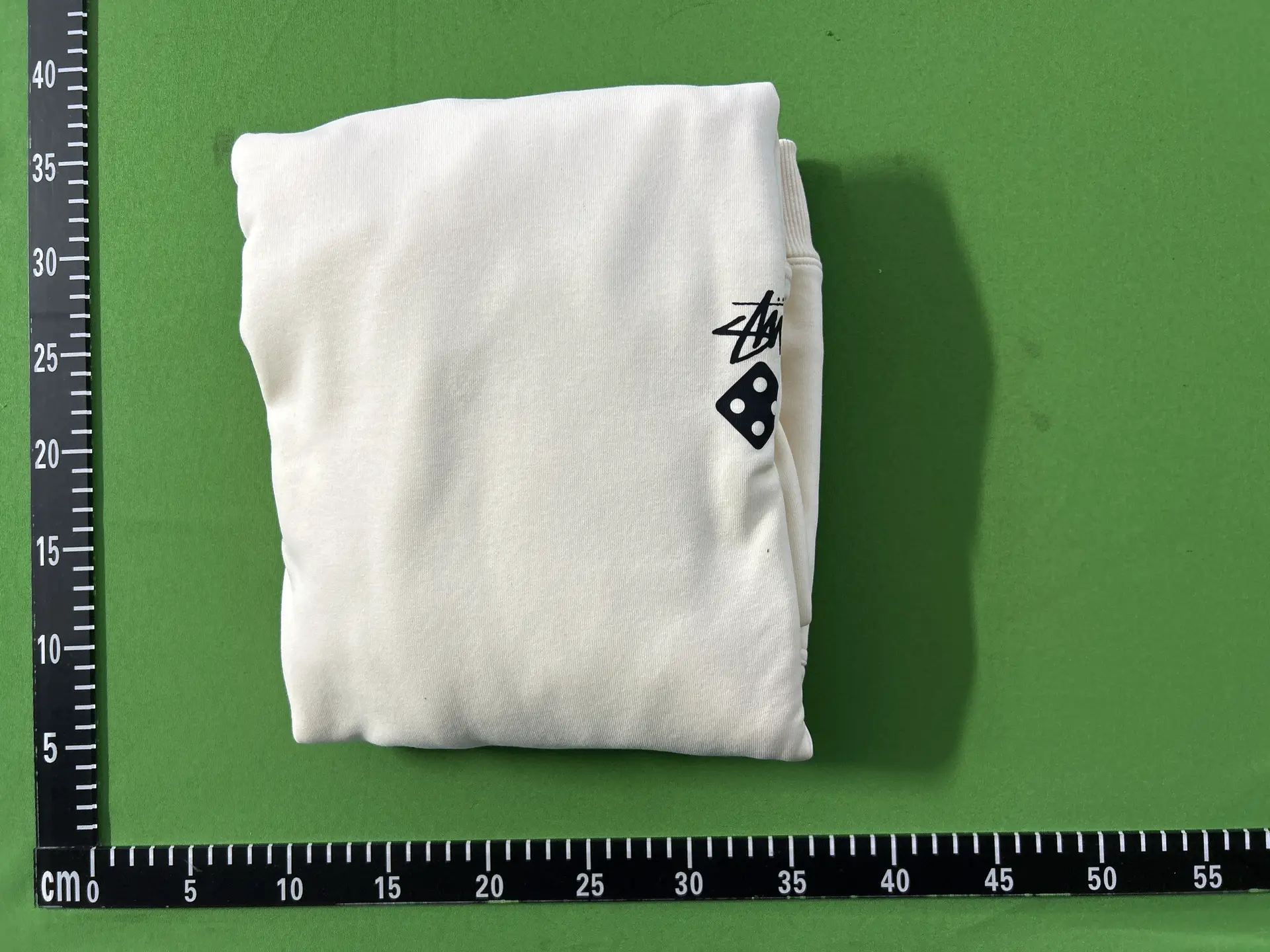 Stussy Dice Graphic Cream Terry Sweatshirt