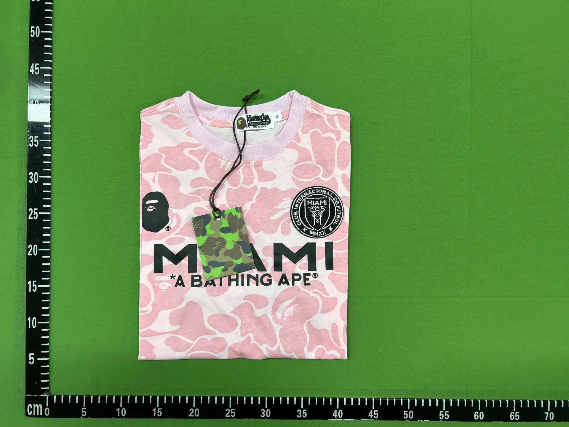 A Bathing Ape Miami Camo T-Shirt Pink