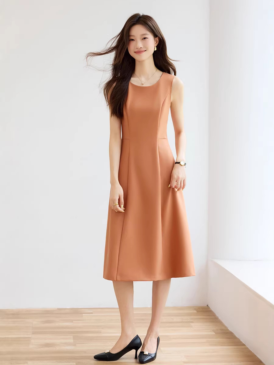 Sleeveless Dress for Women 2026 New Autumn Style Petite Workplace Outfit Vest Dress with Blazer Professional Suit