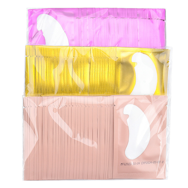 Wholesale grafting eyelash eye patch 50 pairs/bag U-shaped incision eyelash isolation pad special auxiliary tool for eyelashes