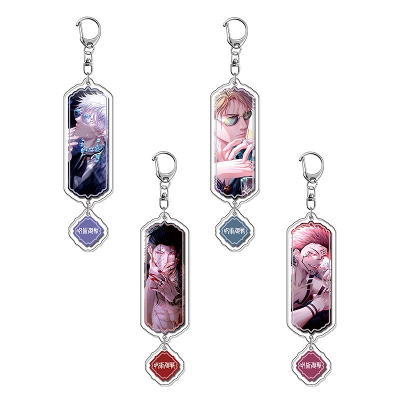 Jujutsu Kaisen Keychain Pendant Ryomen Sukuna Geto Suguru Nanami Kento Gojo Satoru Anime Merchandise