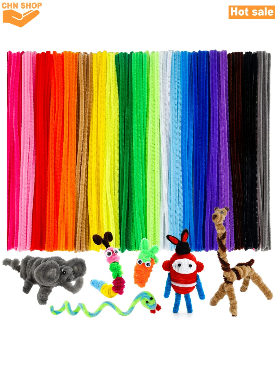 500pcs Thick Colorful pipe cleaners Rainbow Arts Crafts DIY QC-Foto von TAOBAO auf Qualit.ly