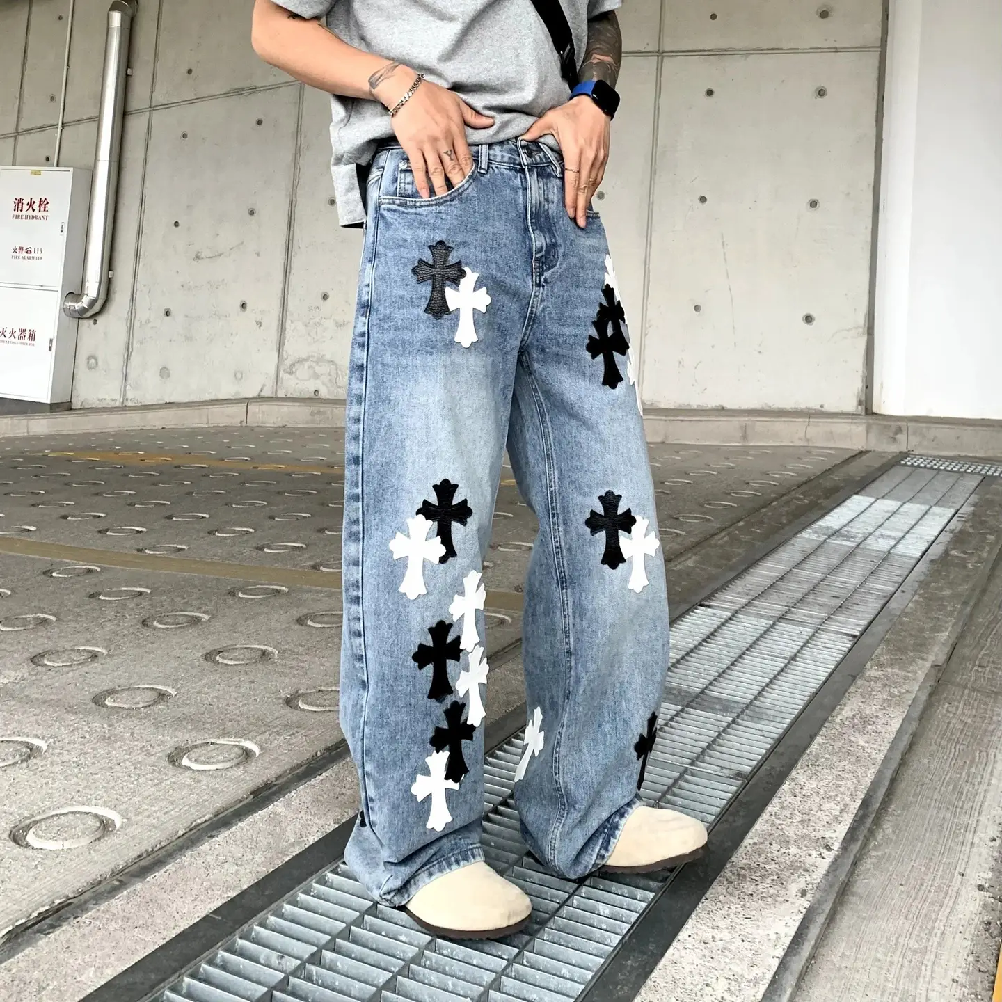SJ07--牛仔裤-Enter store, more 500+ items WhatsApp+86 159 8088 5450
