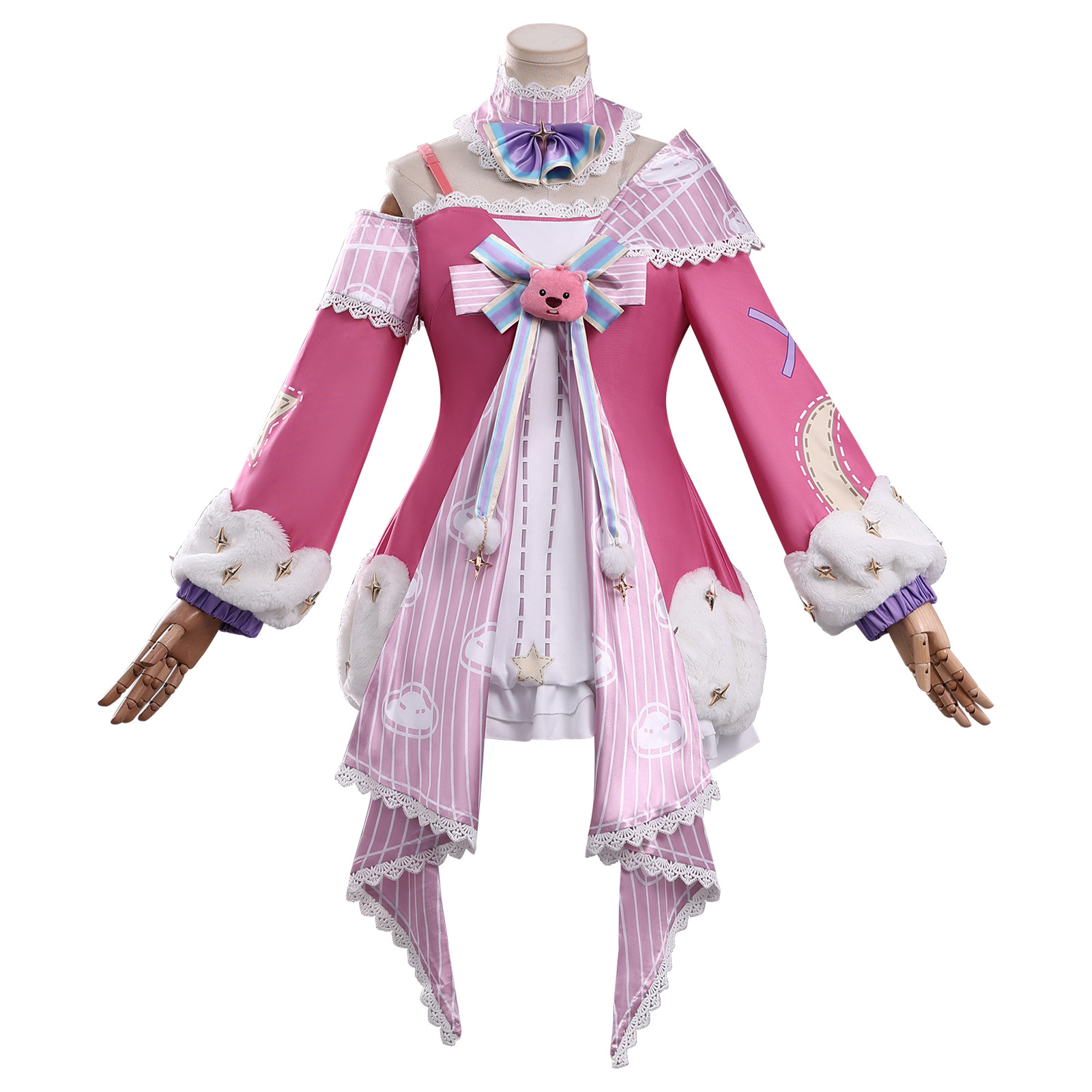 Supernatural Action Team Cosplay: Adorable Ruby Collaboration with Alice Sweet Dream Party Cosplay Game Anime Costume