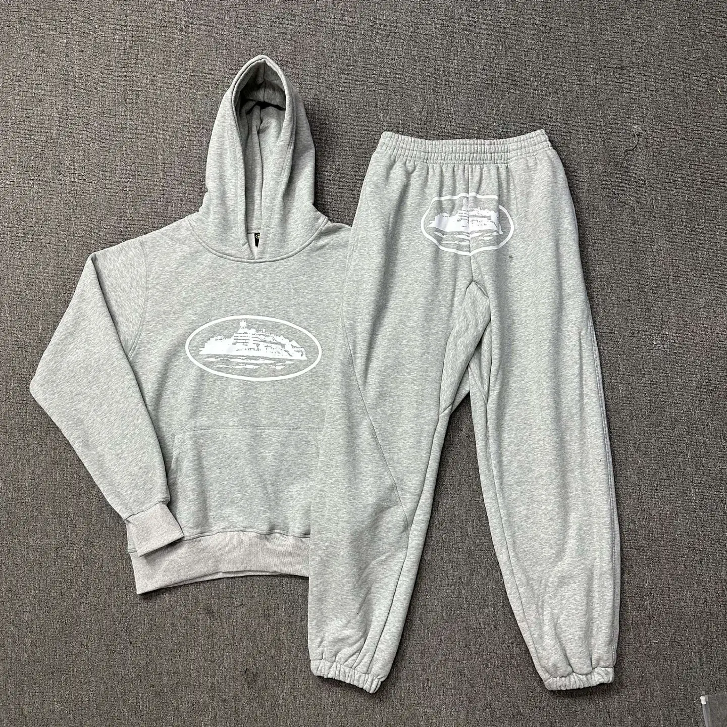 Mother print loose casual couple hooded sweatshirt cross