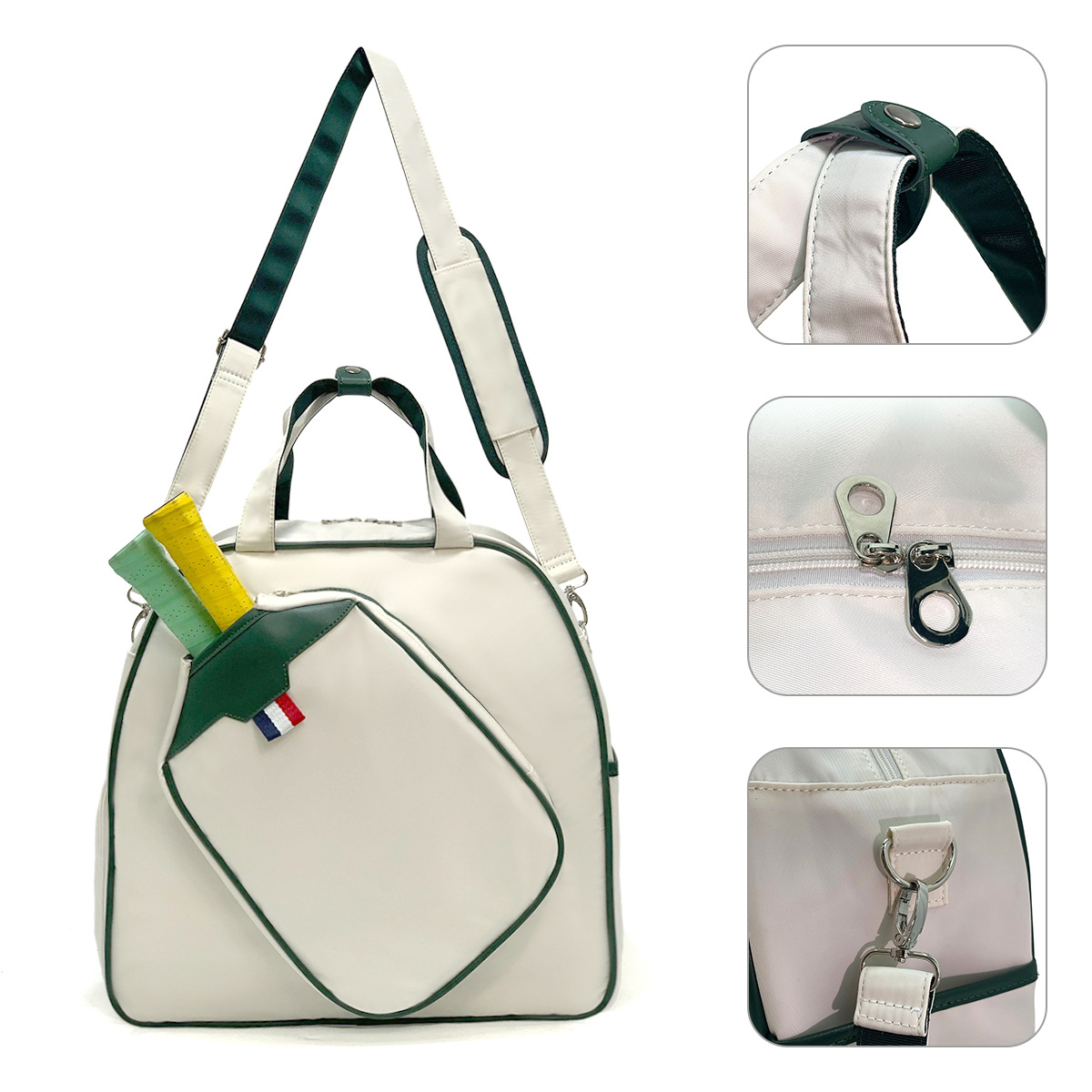 Customized Outdoor Court Cross-Border Amazon Oxford Cloth Waterproof Sports Shoulder Bag Tennis Racket Bag Pickleball Racket Bag