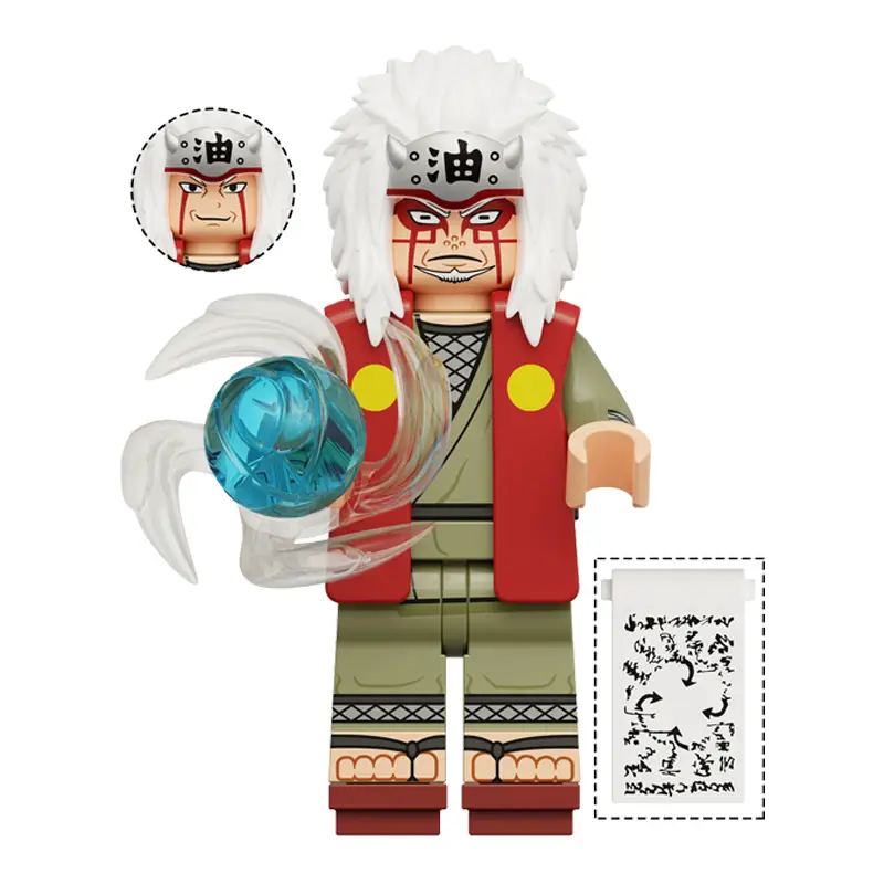 Ninja K2149 Jiraiya Third-Party Children's Boys' Educational Building Block Minifigure Toy