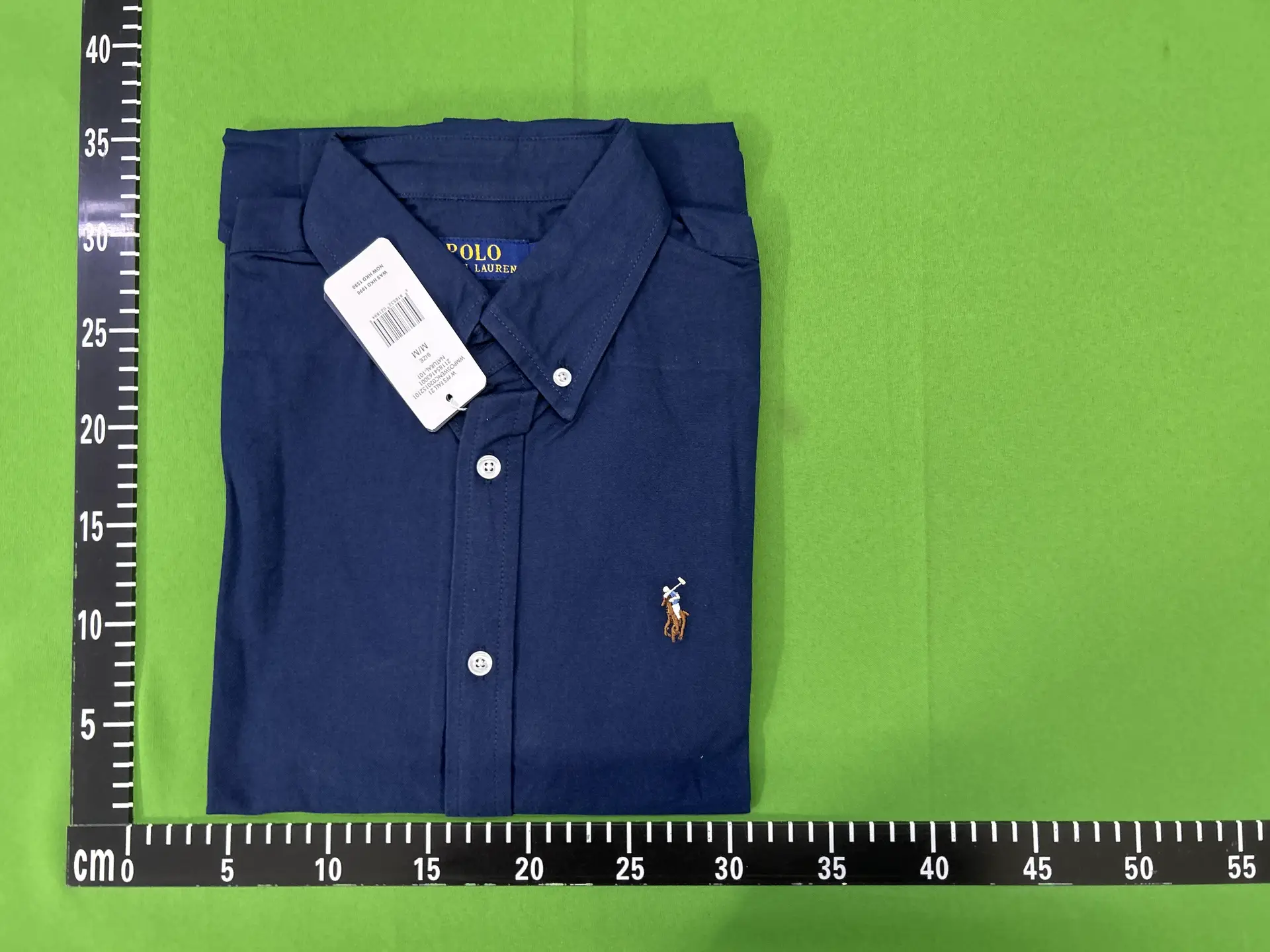 High-Quality Qr-Scannable Rl Ralph Lauren Embroidered Oxford Shirt, Loose Casual Versatile Classic Top