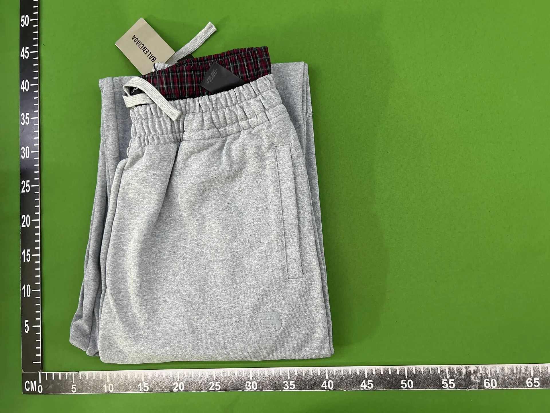Balenciaga Logo Sweatpants Grey