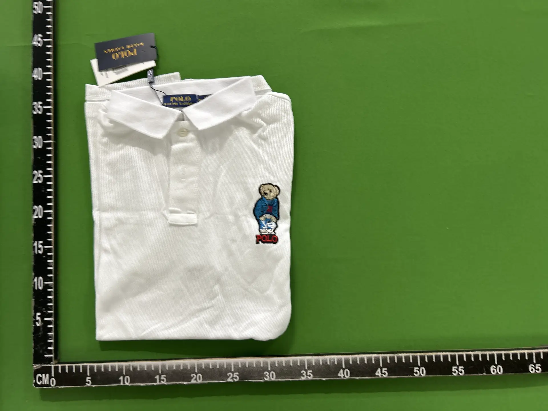 Polo Ralph Lauren White Polo Bear Short Sleeve Polo Shirt