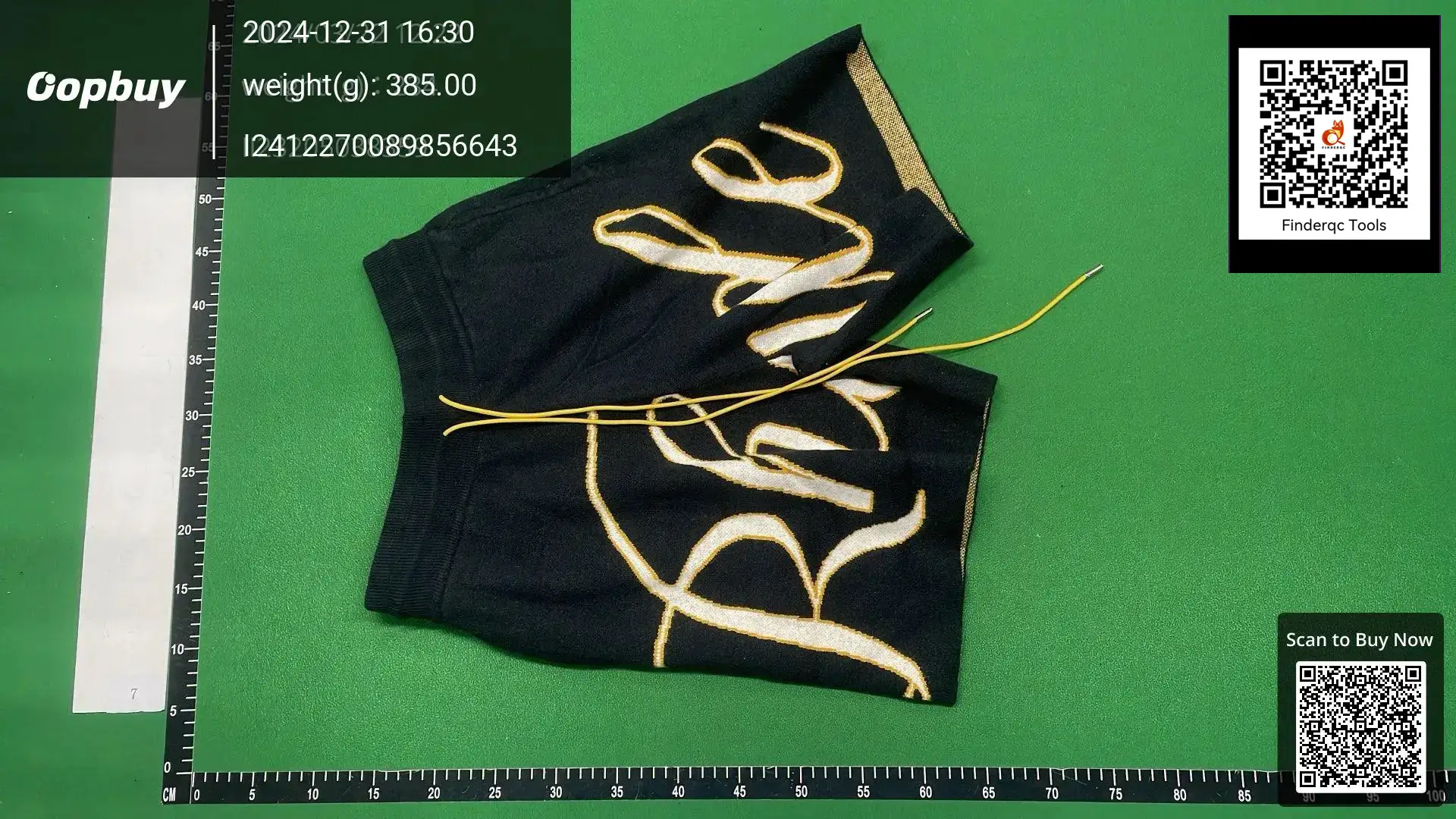 Subway Hooligan H8072 Jacquard Drawstring Wool shorts