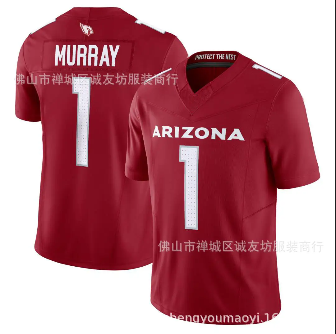 Nfl Football Jersey Cardinals 1 New Red Cardinals Murray Jersey Can Be Shipped on Behalf of Others