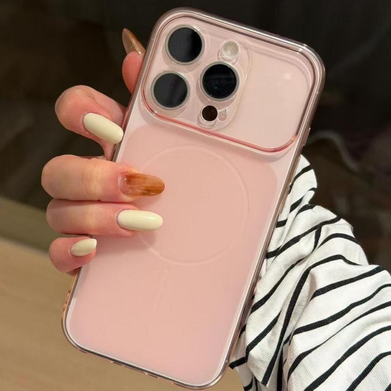 Instantly Transform into a 17-Inch Large Screen with This Case for Apple 17 Pro Max, 16 Pro, Magnetic-Like for 15, Matte for 14, and Translucent Pink for 13