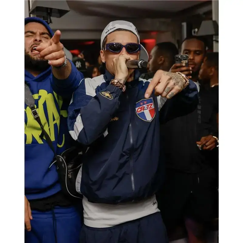 Corteiz Woven Suit Breathable Fashion Alcatraz Ukdripdrill hip hop Rap Street Sports