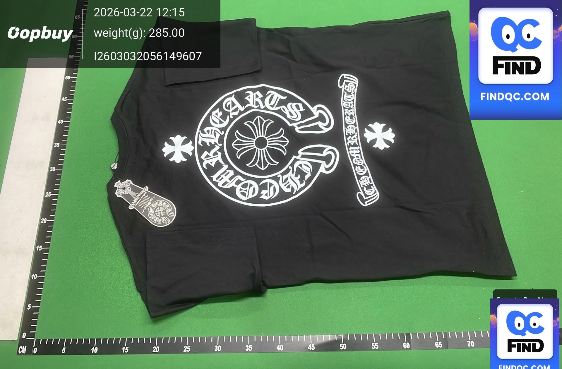 2025 Spring and Summer New Cross-Border Ch Crow Skull Print High Street Short-Sleeved T-Shirt for Men and Women, Trendy — QC-foto 2