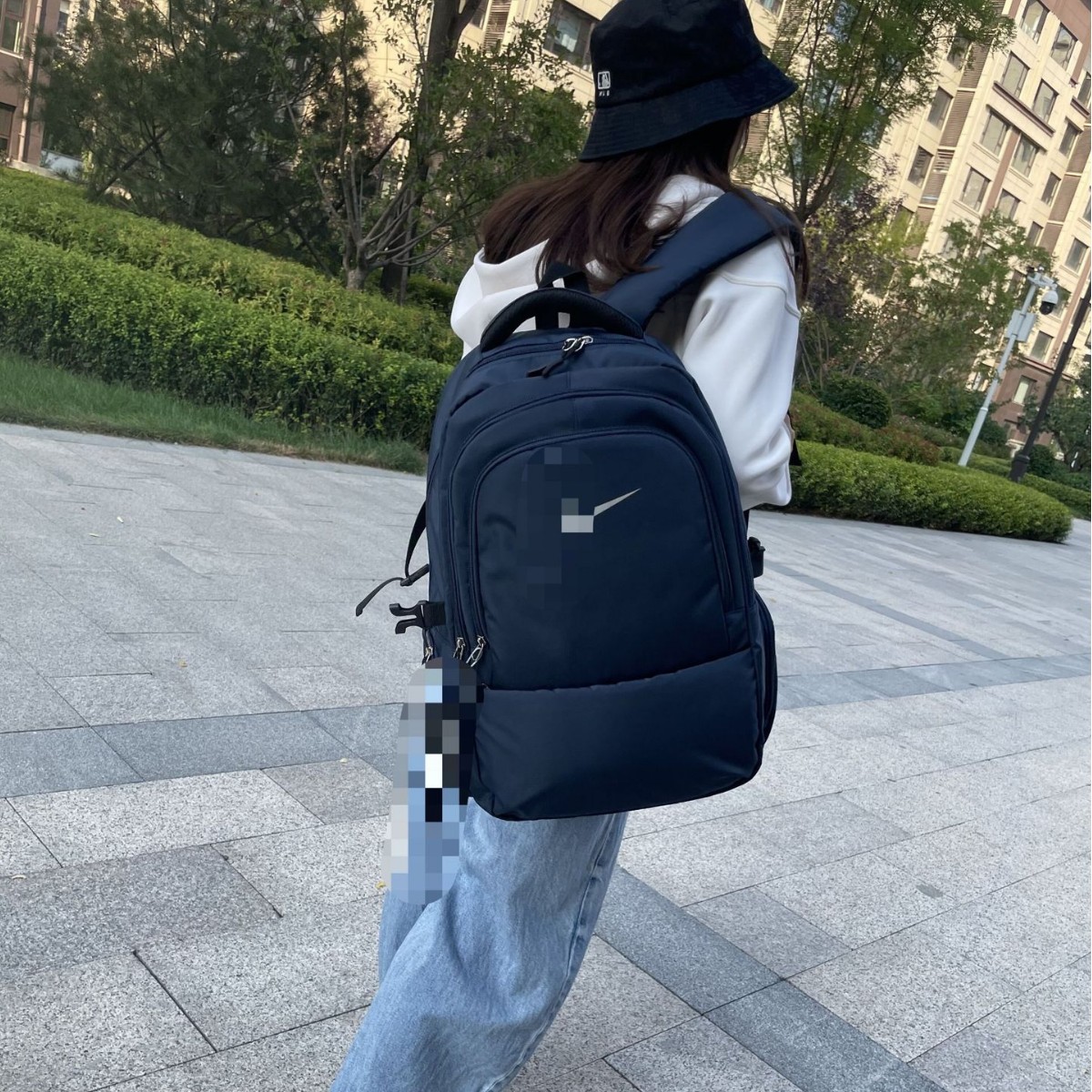 New Fashionable Nk Backpack for Men and Women Campus Lightweight Student School Bag Leisure Travel Large Capacity Sports Backpack