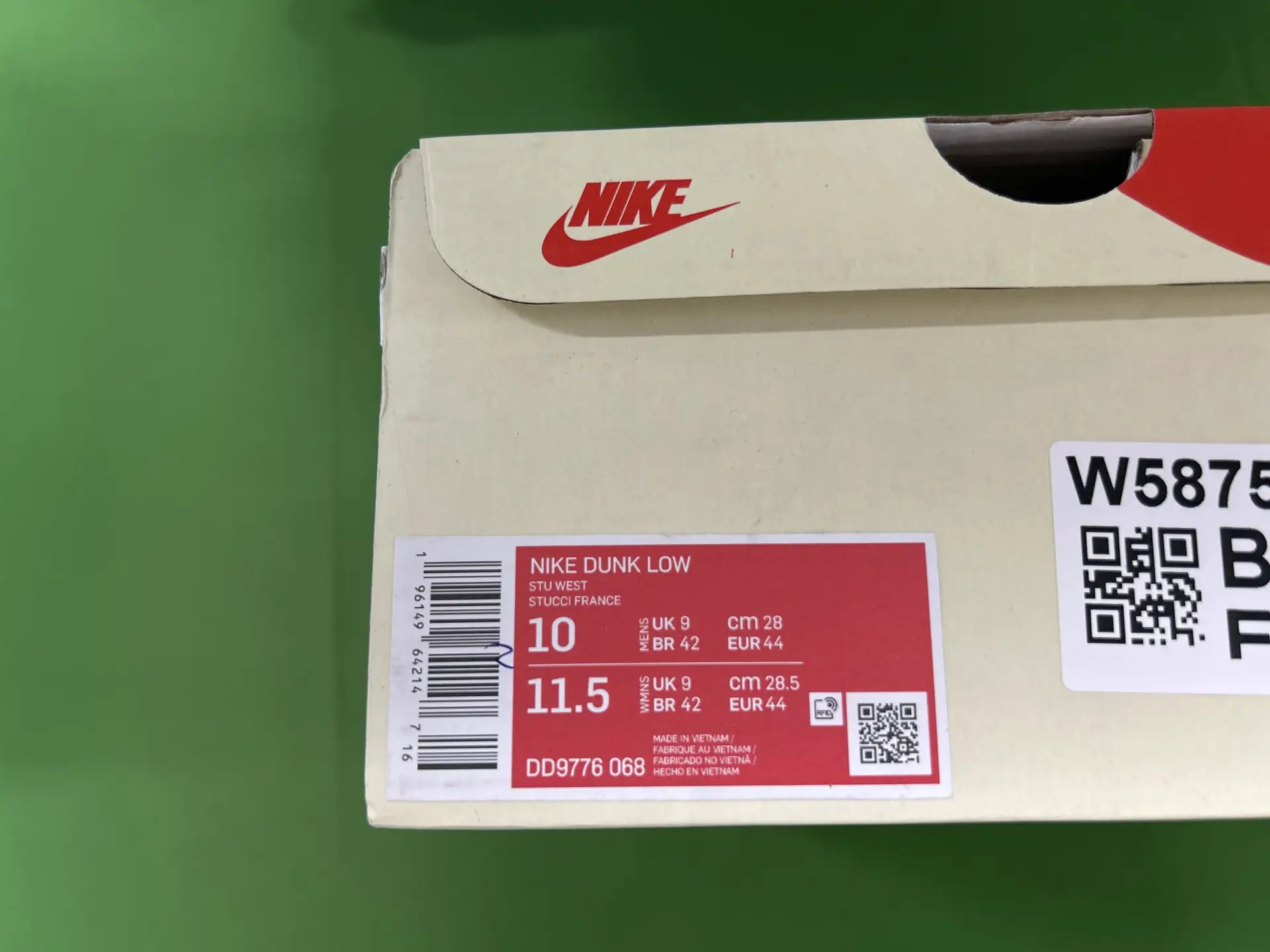 Nike Dunk Low Stu West Stucci France