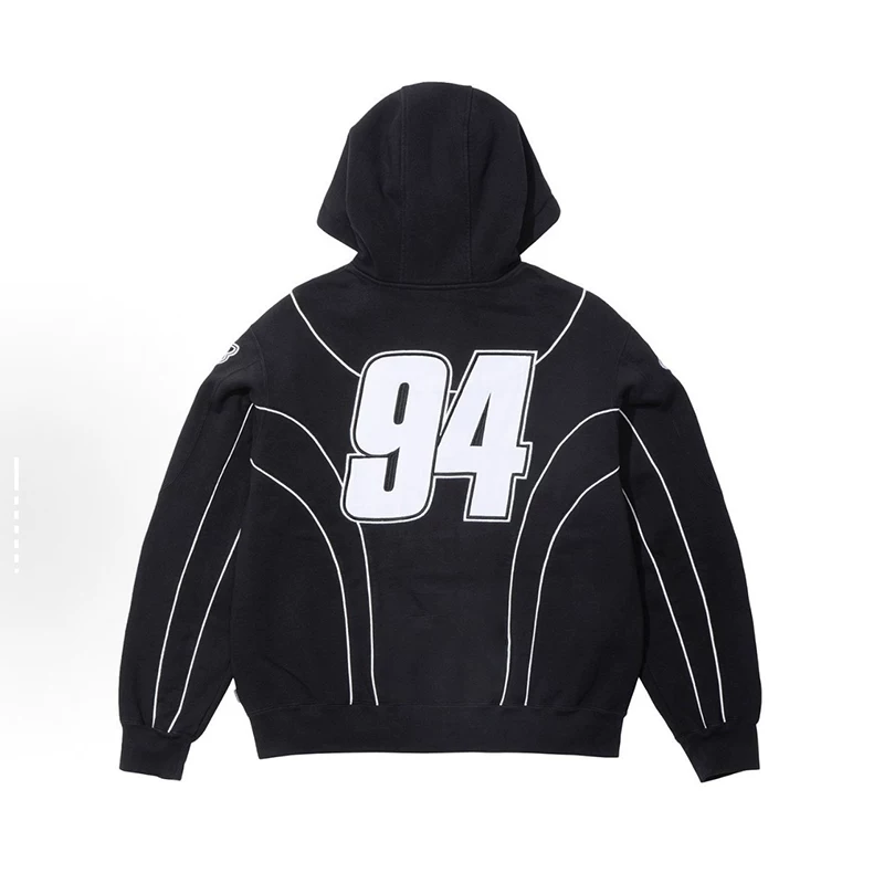 S X Fr Zip up Hooded Sweatshirt