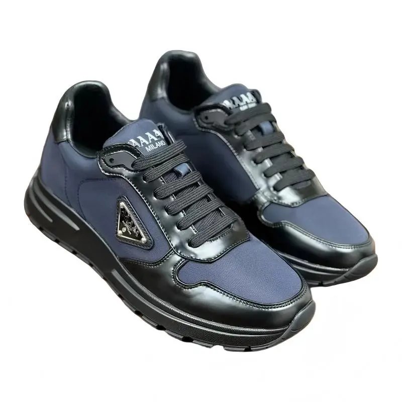 2024 new European men's shoes, authentic leather, fashionable, personalized sports and casual skate shoes, lacing, all-matching, out-of-wear running shoes
