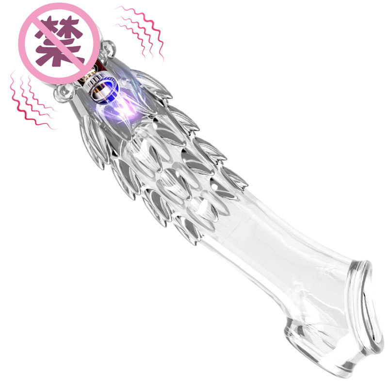 Sexy Niuniu New Product Exaggerated Barb Foreign Trade Vibrating Penile Cover Men's Thickened Lengthened Bold Penis Fun Ring