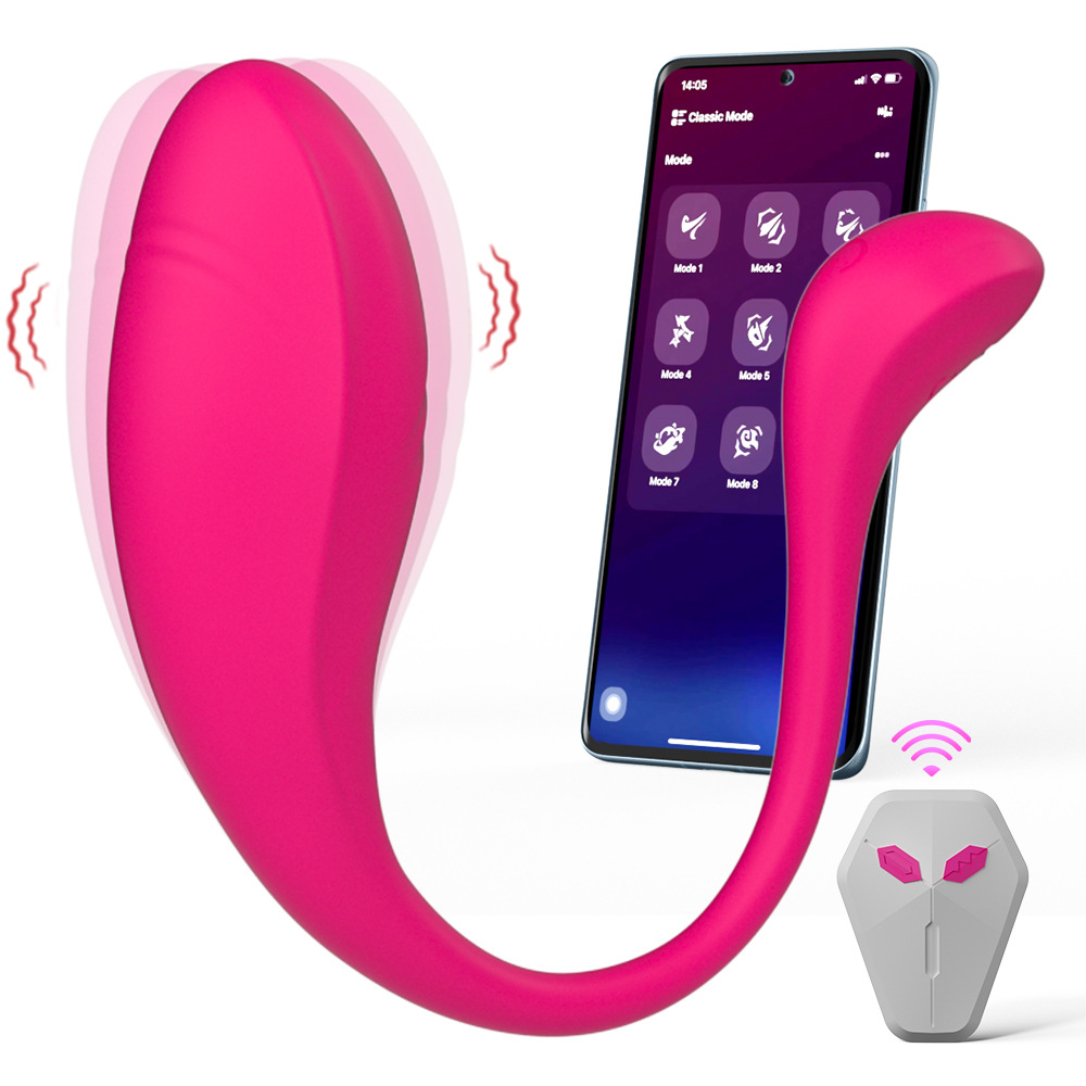 Cross-Border New Product Vibrating Egg Remote Control + App Remote Control Female Wearable Flirting Masturbation Adult Products Wholesale