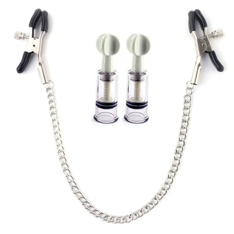 Sex toys milk clip breast supplies adjustable elastic milk chain clip alternative stimulation Mimi clip wholesale