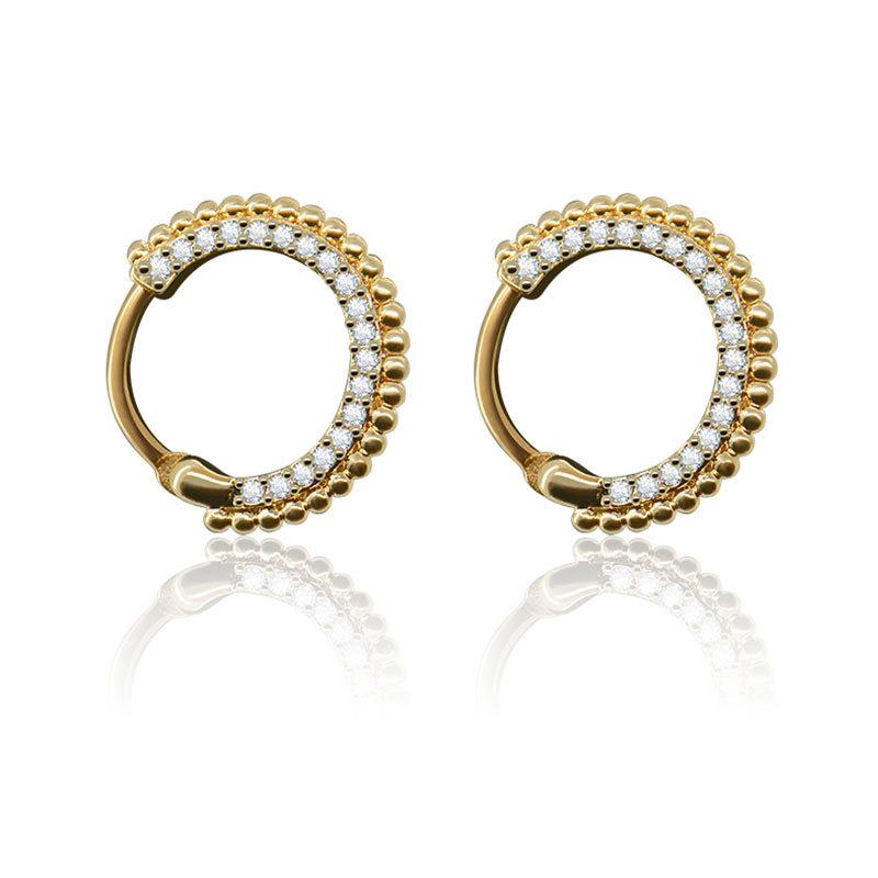 Gaibei nose clip European and American style jewelry diamond exaggerated nose ring personality trend earrings puncture jewelry manufacturers in stock