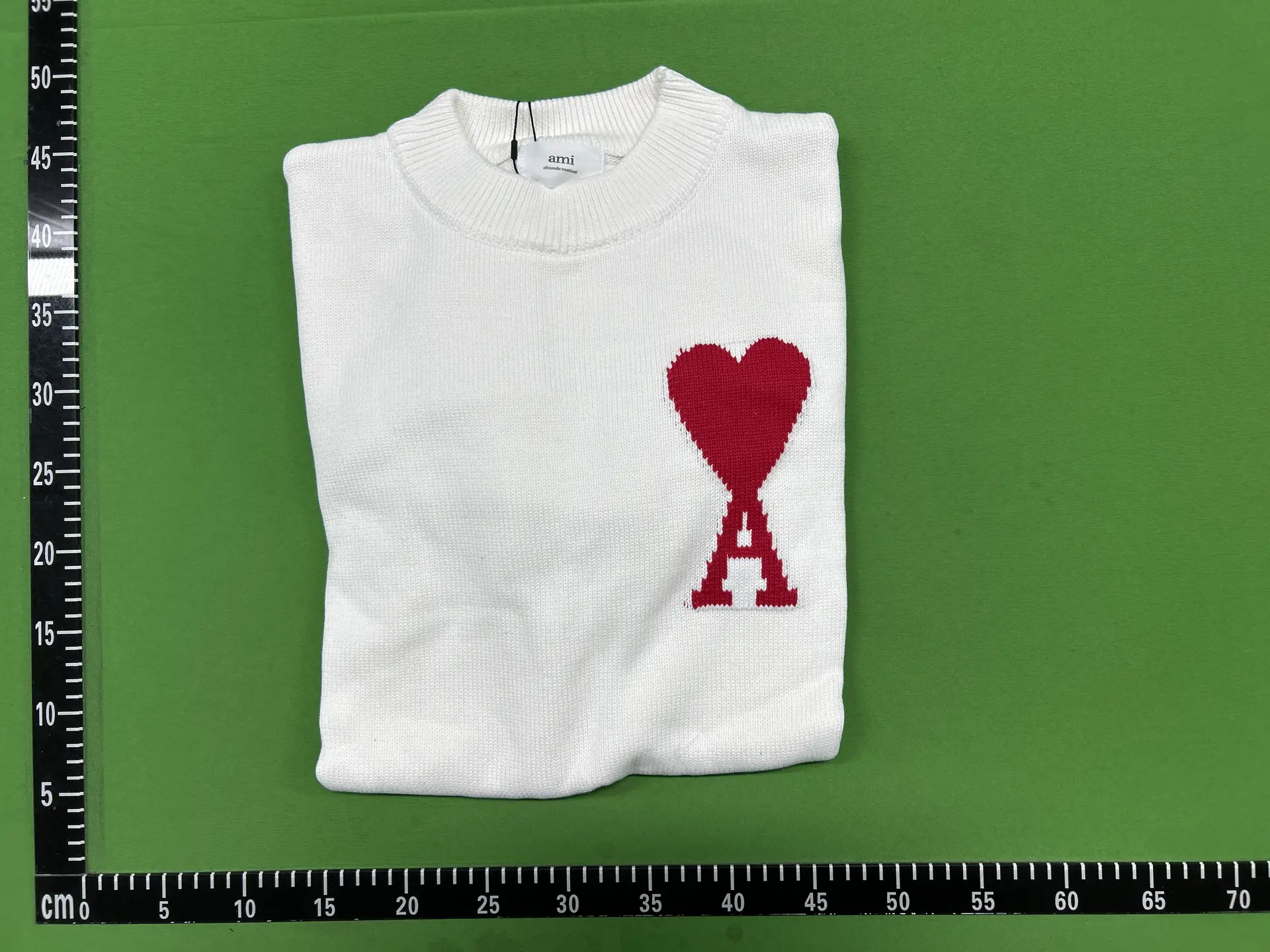 Ami Paris Ami de Coeur Sweater White