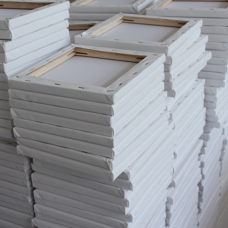 80*100 fine grain cotton stretch cloth frame canvas frame hand-painted picture frame studio wholesale solid wood large picture frame custom