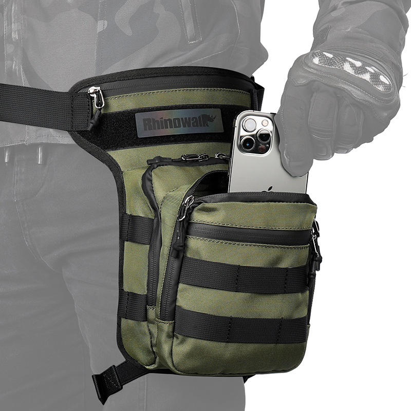 Rhinowalk/Rhino Walk 22 Years Motorcycle Travel Equipment Motorcycle Leg Bag Multifunctional Shoulder Crossbody Bag